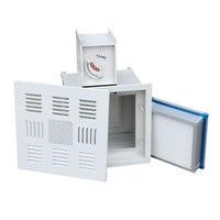 Nouvelle unité industrielle de distribution d'air avec filtre HEPA et diffuseur, pour installation au plafond en salle blanche de laboratoire et d'hôpital, avec joint en gel