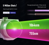 Machine d'épilation au laser Nd Yag haute puissance - Énergie 110J 1064nm Système de refroidissement TEC Fibre importée pour les cliniques