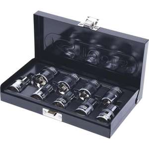 KS TOOLS-Jeu de douilles 918.4410 1/2 ''CHROME plus Torx E (9 pcs) - EAN 4042146358955 HAND SOCKETS 1/2" - Product Image 1