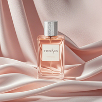 Flacon de parfum de luxe vide en verre carré à sertir de 30 ml, 50 ml, 100 ml, 120 ml avec logo personnalisé, sérigraphie et diffuseur à bâtonnets