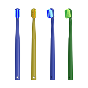 แปรงสีฟันสำหรับผู้ใหญ่แบบใช้ซ้ำได้ ขนแปรงนุ่มทำจาก PBT ด้ามจับพลาสติก สีและโลโก้ปรับแต่งได้ สำหรับใช้ในบ้าน - Product Image 4