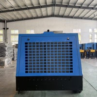Compresseur Diesel Portable Mobile Construit Dernier Châssis En Acier Revêtement Anti-Corrosion Facile Service Moteur Moteur Air Fin Noyau