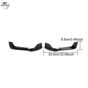 Ailerons de pare-chocs avant en fibre de carbone sèche pour <span class=keywords><strong>Porsche</strong></span> <span class=keywords><strong>911</strong></span> 992 <span class=keywords><strong>Carrera</strong></span> 4 S <span class=keywords><strong>4S</strong></span> Targa <span class=keywords><strong>4S</strong></span> 2019 <span class=keywords><strong>2022</strong></span> - Product Image 2