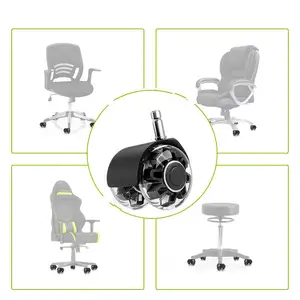 2 Zoll Universal-Kreisring Nylon-Großer Auskleidungsstuhl Stullmöbel Bürostuhl Hardwarezubehör Rollen