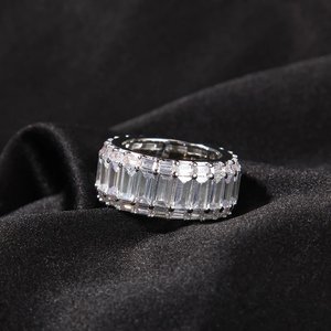 Bague Classique Éternité Plaqué Or Unisexe Style Royal Vintage Bijou de Mariage Élégant Cadeau Accessoire de Mode - Product Image 2