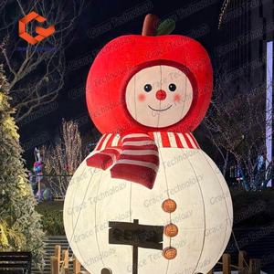 Muñeco de Nieve Inflable Navideño, Modelo <span class=keywords><strong>Gigante</strong></span> de Muñeco de Nieve Inflable, Globo Decorativo para Interiores y Exteriores, Adorno Navideño - Product Image 3