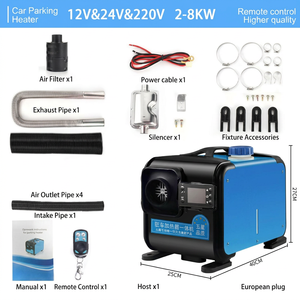 Chauffe-eau électrique portable tout-en-un 5 kW 8 kW, autonome 12 V/24 V pour l'extérieur ND02012 - Product Image 4
