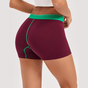All'ingrosso da <span class=keywords><strong>donna</strong></span> ODM/OEM pantaloncini senza cuciture a vita media alta con LOGO personalizzato stampa Yoga sport pugili da <span class=keywords><strong>donna</strong></span> - Product Image 3