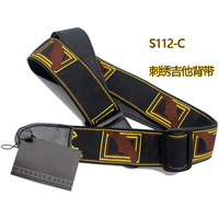 Sangle de guitare en Jacquard, sangle brodée, vente directe