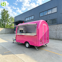Remorque alimentaire mobile compacte Goeasy, petite borne de restauration extérieure, idéale pour la plage et les marchés fermiers