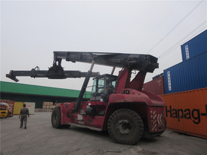 Kalmar DRF450 Reach Stacker Chariot élévateur à fourche à combustion interne de 45 tonnes à vendre à Shanghai Machine à conteneurs et ports d'occasion bon marché - Product Image 6