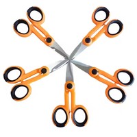 Cisailles à fibre optique haute précision Lenew FTTH (orange noir) pour couper les éléments de résistance de la fibre optique et les câbles coaxiaux, garantie 1 an