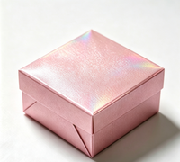 Poudre de pigment holographique métallique rose bébé GUANZUN, revêtement en aluminium, 5-100 microns, durée de conservation de 36 mois, encre pour impression graphique sur tampons