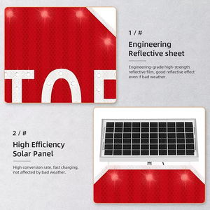 Panneaux <span class=keywords><strong>solaires</strong></span> octogonaux à LED sur mesure en gros pour les panneaux de signalisation <span class=keywords><strong>et</strong></span> les marquages - Product Image 4