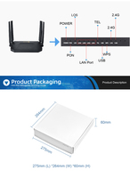 Orijinal yeni 5GHz 25GE çift Xpon bant AC24E Wi-Fi 6 yönlendirici FTTH Epon/GEpon 5.8Ghz 5G Doble Banda Dualband Fiber optik ekipman