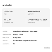Ce support de téléphone/iPad sur pied avec roulettes et boîte de rangement est élégant, stylé et adapté à divers scénarios d'utilisation.