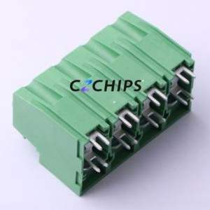 DB137-15.0-4P-GN-P Screw Terminal Block P=15mm Connector ( Construction: 1x4P )( Pitch: 15mm )( Color: Green ) - Product Image 2