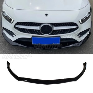Kit de carrocería con difusor y divisor de labio para parachoques delantero de coche, 3 piezas, para Mercedes Benz Clase A A200 2023+, protector de parachoques - Product Image 1