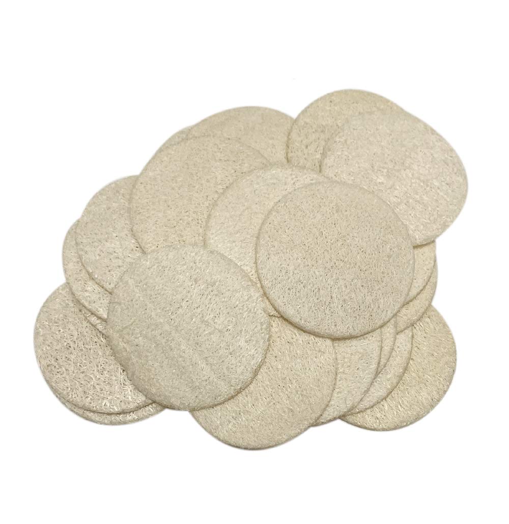 9004 tapis rond de loofah 6*6cm