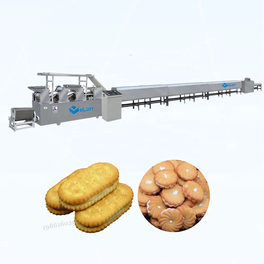 Popular Delicious Hard Biscuit Making Machines Wholesale Gas Oven Cream Cookies Equipment