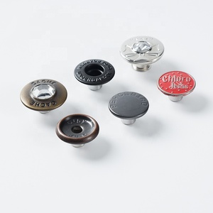 Yhg Chất Lượng Cao Dập Nổi Biểu Tượng Tùy Chỉnh Kim Loại Brass Kẽm Hợp Kim Botones Pha Lê Cổ Điển Men <span class=keywords><strong>Jeans</strong></span> Kim Loại Nút Cho Quần Áo Quần - Product Image 1