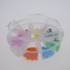 160 Peças de Anéis de Identificação de Instrumentos Dentais de <span class=keywords><strong>Silicone</strong></span> Autoclaváveis, Círculos Coloridos para Ferramentas de Odontologia - Product Image 2