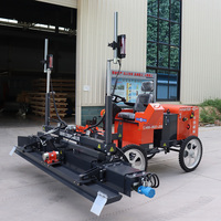 Machine de nivellement automatique du béton au laser à quatre roues à haute efficacité, largeur de 2,5 m, pavage en ciment, entretien facile