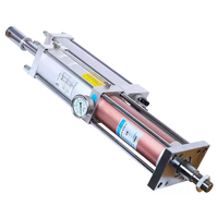 Cylindre de surpression pneumatique-hydraulique série MPT de 1T à 15T, cylindre de surpression air-huile haute puissance pour l'automatisation industrielle