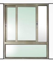 Ventana Horizontal Abatible de Aluminio para Sala de Estar, Venta al Por Mayor