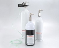 Bouteille de gaz comprimé en aluminium CO2 de qualité alimentaire 0,6L bouteille d'air haute pression pour usine de soda