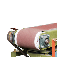 Ponceuse à bande électrique professionnelle multifonction pour le travail du bois avec tambour extensible, alimentation 380V DC 3A 1440 tr/min pour le polissage