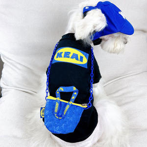 Linda camiseta de moletón de manga corta para mascotas, suéter de lana para perros pequeños, como <span class=keywords><strong>schnauzer</strong></span>, poodle, gato o perro caniche. - Product Image 3