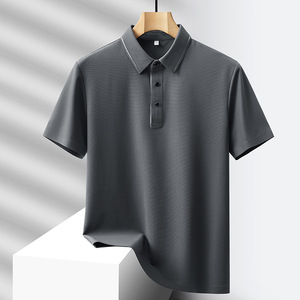 Camisa de Hombre OEM ODM 2026 de Poliamida/Nylon, Tejido de Punto, Manga Corta, Transpirable, Refrigerante, Desodorante, Antiolores, Cuello Mao - Product Image 3