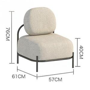 Conjunto de Sillones de Estilo Nórdico para Sala de Estar, Silla de Recepción Creativa de Tela de Solon Store - Product Image 2