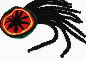 Chapeau <span class=keywords><strong>Rasta</strong></span> avec Dreadlocks Noir Hiver Chaud Bonnet Perruque en Tricot Carnaval Cosplay Costume Accessoire Pour Hommes Femmes - Product Image 4