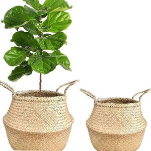 Cesto usa e getta in <span class=keywords><strong>vimini</strong></span>, vuoto, per regali, frutta, decorazioni per la casa, isolante, ovale, in corda di carta, piccolo, stile boho, per verdure, lavorazione in <span class=keywords><strong>vimini</strong></span> - Product Image 1