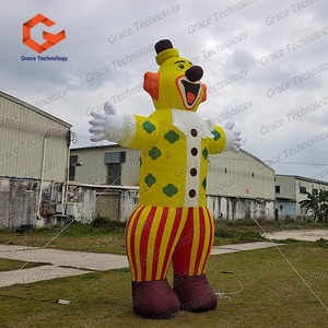 Divertido Payaso Inflable de <span class=keywords><strong>Circo</strong></span> Digital Mágico para Fiestas, Personaje de Joker Inflable para Halloween y Carnaval, Venta al Por Mayor - Product Image 4