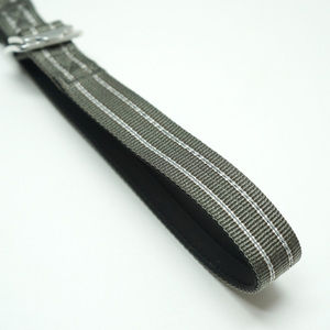 Laisse Courte Anti-Traction en Nylon Écologique avec Quincaillerie Métallique, Logo Couleur Personnalisé et Coutures Réfléchissantes pour la Promenade et l'Entraînement - Product Image 4