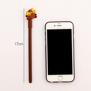 Pena Gel Seri Natal Kreatif 0.38MM Hadiah Promosi Alat Tulis Kantor Sekolah Perlengkapan Kantor Hadiah Natal Pena Lucu - Product Image 6