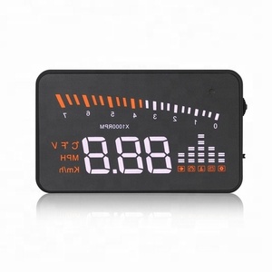 Keluaran baru 3.5 "DIY OBDII/EU-OBD Ports mobil HUD X5 tampilan kepala dasbor pada kaca depan - Product Image 1