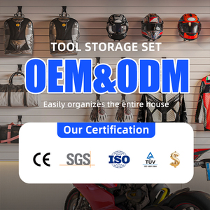 Lưu Trữ Tường Móc Modular Nhà Để Xe Móc Tường Nhà Để Xe Tổ Chức Bảng Điều Chỉnh Nhiệm Vụ Nặng Nề Móc Cho Treo Công Cụ - Product Image 5