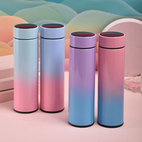 Bouteille Thermos Portable Tasse à Café et Thé à Affichage Intelligent de la Température, Bouteille Isotherme Sous Vide avec Filtre