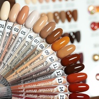 DANNYCOLL 30 Couleurs Brun Collection Gel Vernis Ensemble Marque Privée En Gros HEMA GRATUIT Automne Hiver Gel Vernis À Ongles Logo Personnalisé
