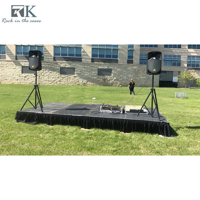 Portable Outdoor Usage Smart Stages for Performance