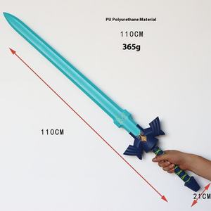 Zelda Link Master Sword 1M Gran Goma PU Juguete Espada Arma de espuma para niños Material plástico - Product Image 2