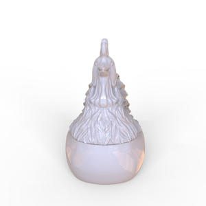 Commercio all'ingrosso personalizzato fatto a mano cacao biscotti farina di cereali barattoli di uova bianco in ceramica gallo barattolo di stoccaggio per cucina ristorante - Product Image 3