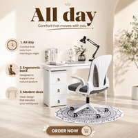 Prix préférentiel par le client Yike vente en gros chaise de bureau en maille ergonomique rotative chaise de bureau d'étude pour chambre à coucher enfants pour les devoirs