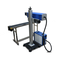 Machine de découpe laser à fibre Raycus 20W 30W 50W pour autocollants de téléphone portable argentés, petite machine laser populaire 100W pour métal et acier