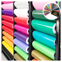 Vinyle de découpe auto-adhésif imperméable KUNMAO avec finition brillante/mate pour utilisation avec un traceur de découpe, couleur personnalisée