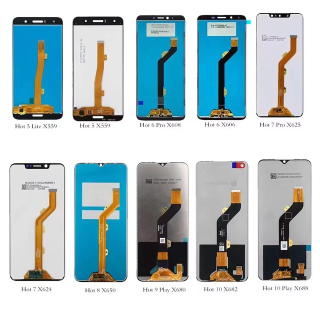 For Tecno Infinix Smart/spark/hot/camon/note/pop Phone Screen Assembly LCD Display Touch Screen